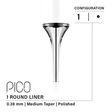 Vertix PICO Round Liner Cartridges - BVShop