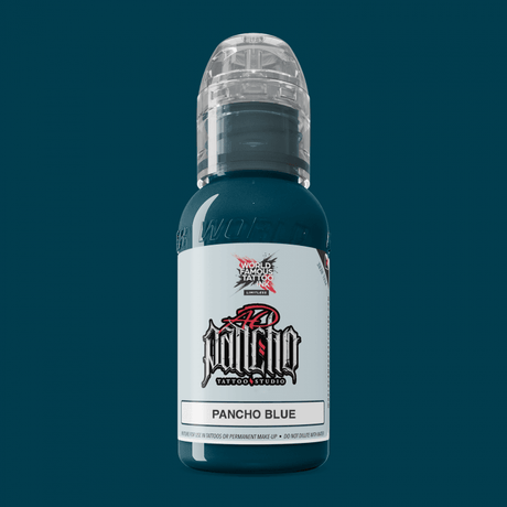 Tinta de Tatuagem Mundialmente Famosa AD Pancho Blue (30ml)