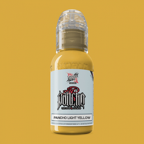 Tinta de Tatuagem Mundialmente Famosa AD Pancho Amarelo Claro (30ml)