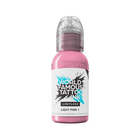 World Famous Limitless Tattoo Ink Light Pink 1 30ml - BVShop